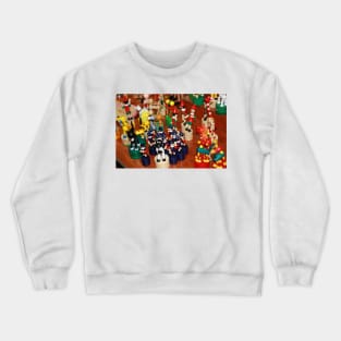 Milan. A Toy Stand at a Street Market. Italy 2010 Crewneck Sweatshirt